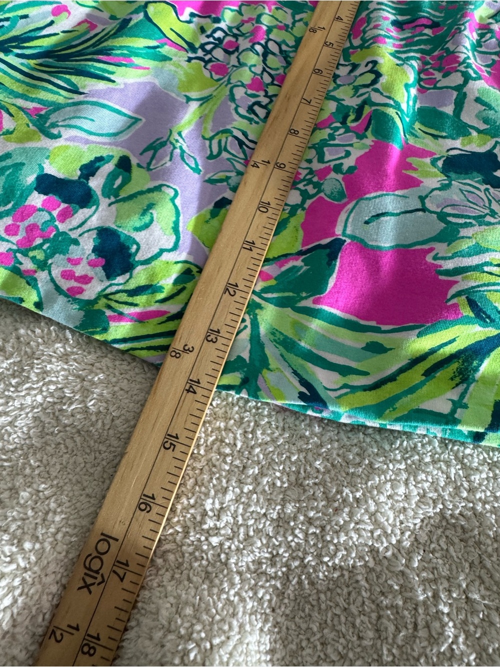 lilly pulitzer skorts Womens size Medium Madison Floral Print pull on Shorts - Picture 10 of 13